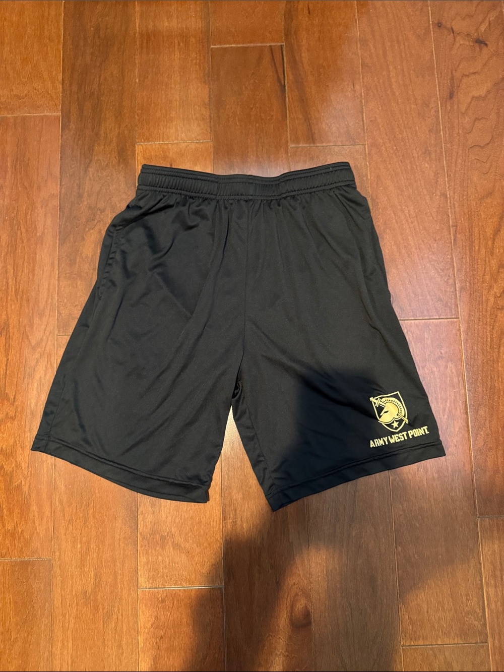 Black Men's Athletic Shorts with Army West Point Logo medium